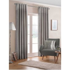 Belfield home Nova Silver Eyelet Lined Curtains